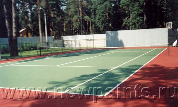 Теннисный корт, посёлок Красково