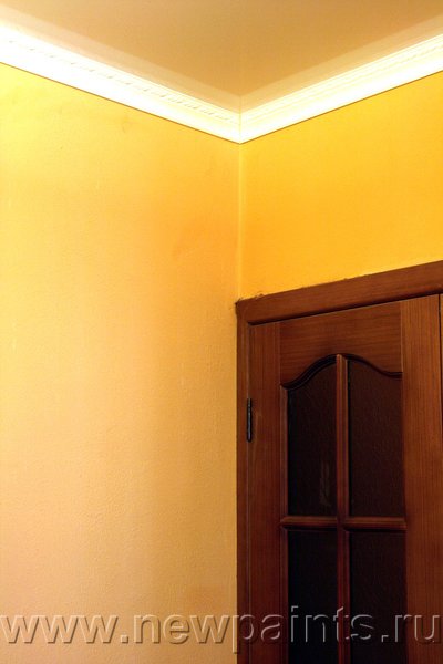 Внутренняя отделка стен помещения. Шпатлевка «Экстра» (декоративная штукатурка), цветная.